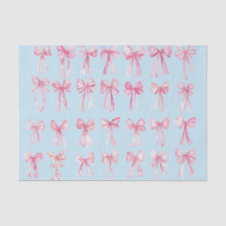 Mousseline papier tissue nœuds coquette