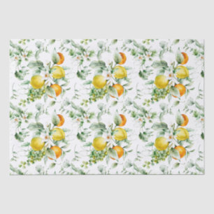 Mousseline Papier tissulaire à motif floral