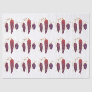 Mousseline Papier Tissus CHILI PEPPERS