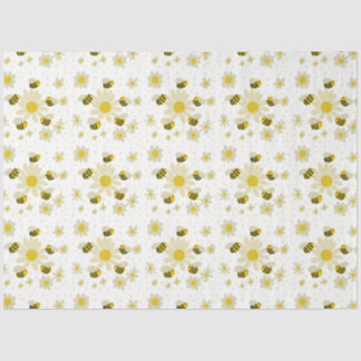 Mousseline Papier Tissus des abeilles