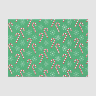 Mousseline Papier vert motif de vacances avec sucre de canne