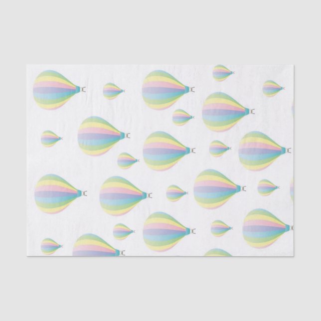 Mousseline Parachutes de papier tissu (Recto)