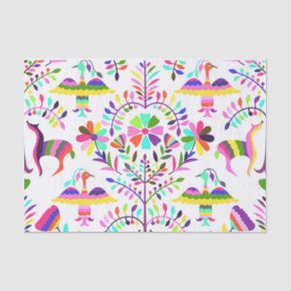 Mousseline Pastel Brights Otomi Imprimer Papier Tissu