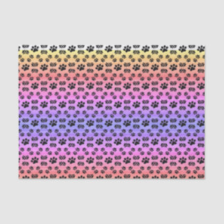 Mousseline Patrouilles de marionnettes en arc-en-ciel, papier