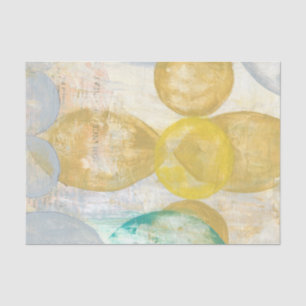 Mousseline Peinture Abstraite moderne sur papier journal