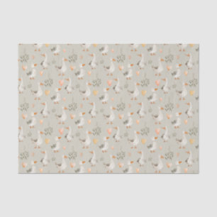 Mousseline Petite Oie d'aquarelle Petite Motif papier