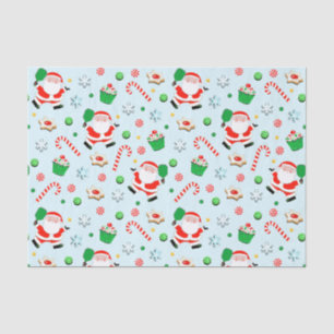 Mousseline Pickball Noël Vacances Tissu Papier