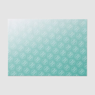Mousseline Pink dégradé logo tissu papier entreprise emballag