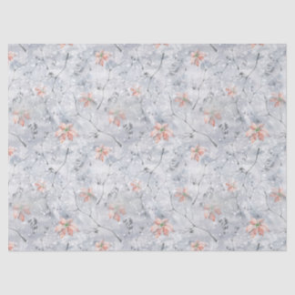 Mousseline Poinsététie congelée Papier Tissu