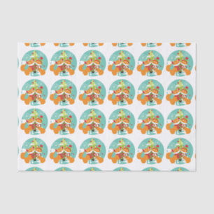 Mousseline Red Fox Christmas Holiday Tissu Papier