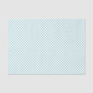Mousseline Robins Oeuf Blue Polka Dot Tissu Papier