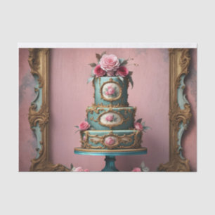 Mousseline Rococo Gâteau Parisien 6 Découpage Papier