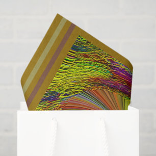 Mousseline "Roue chromatique de travers" (25 x 35 cm) Papier