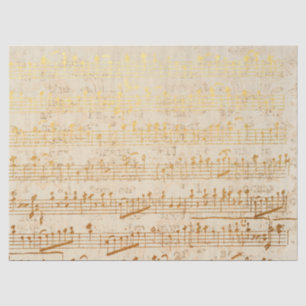 Mousseline Série papier or éphémère design 4