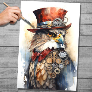 Mousseline Steampunk Falcon 1 papier découpage