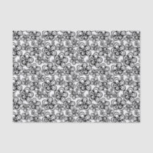 Stylo et papier tissu à fleur d'encre