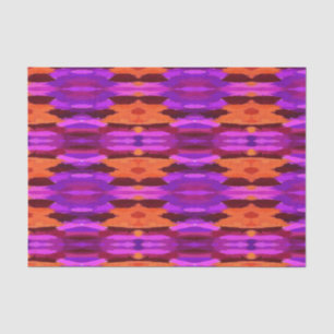 Mousseline Tapisserie de papier de tissu pourpre et orange