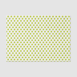 Mousseline Tennis Ball Tissu Papier