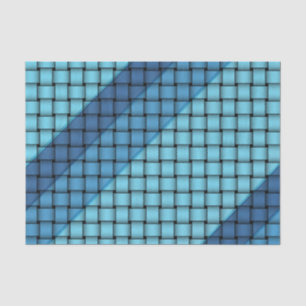 Mousseline Tissu bleu - Tissu papier