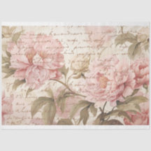 Tissu de pivoine, artisanat, papier décadrage