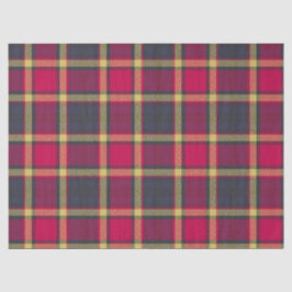 Mousseline Tissu ou papier découpage - Tartan écossais