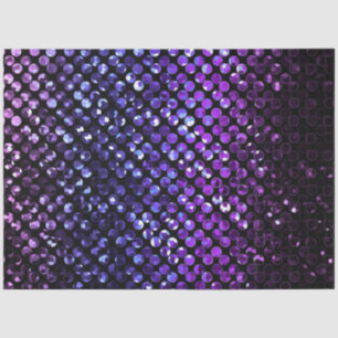 Mousseline Tissu Papier à cristaux violets