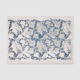 MOUSSELINE TISSUE PAPIER : WILLIAM MORRIS : WALLFLOWER MOTIF