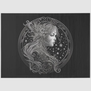 Mousseline Une Série Zodiac Design 11 Tissu Papier