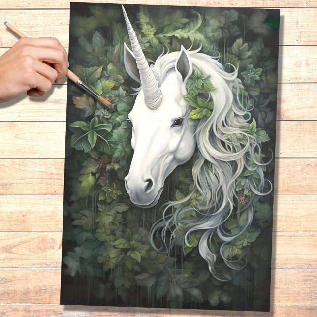 Mousseline Unicorne 4 Papier de découpage (Créateur téléchargé)