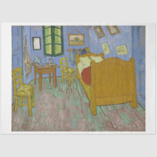 Mousseline Van Gogh La Chambre Découpage Tissu Papier