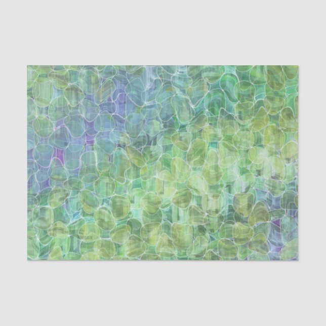 Mousseline verre de mer atomique : papier de tissu (Recto)