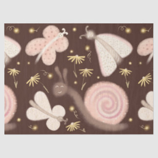 Mousseline Whats de papillon en papier de tissus
