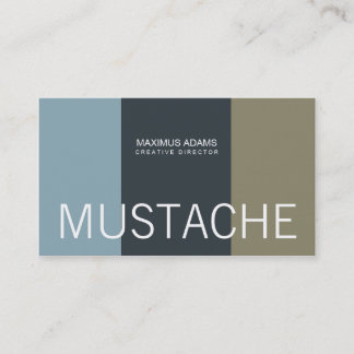 Moustache Carte de visite