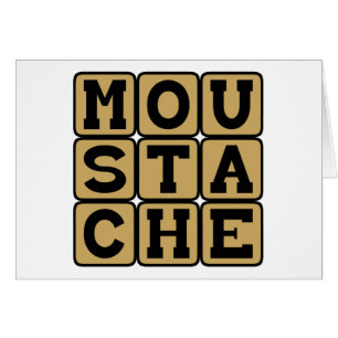 Moustache, Cheveux du visage