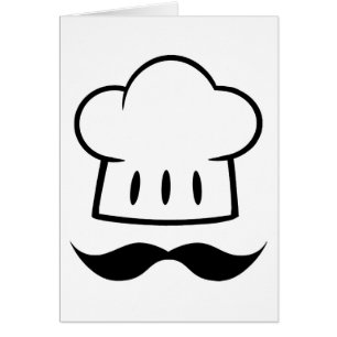 Moustache de cadeau de chef pour la moustache