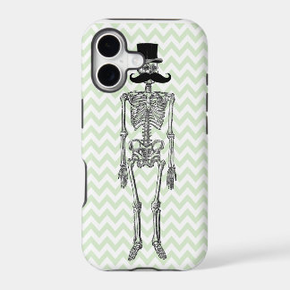 Moustache humoristique sur coque iPhone LIME squel