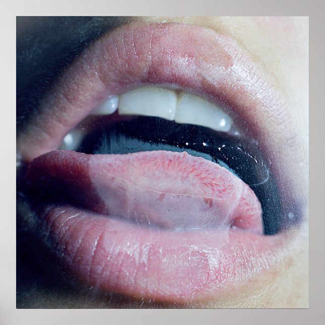 Mouth Licking Steam Poster (Vorne)