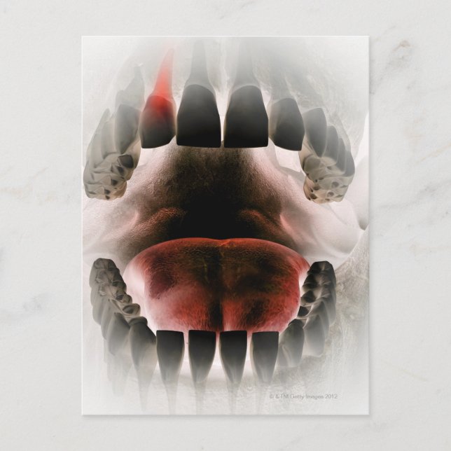 Mouth Postkarte (Vorderseite)