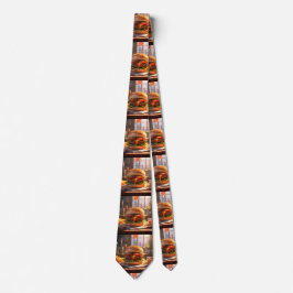 Mouthwässering Cheeseburger Neck Tie Krawatte