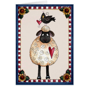 Mouton et corbeau - Carte blanche