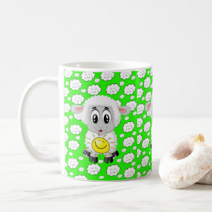 Moutons Nuages Soleil Vert Mug