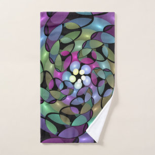 Mouvements colorés Abstrait Trippy Fractal Art