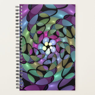 Mouvements colorés Abstrait Trippy Fractal Art