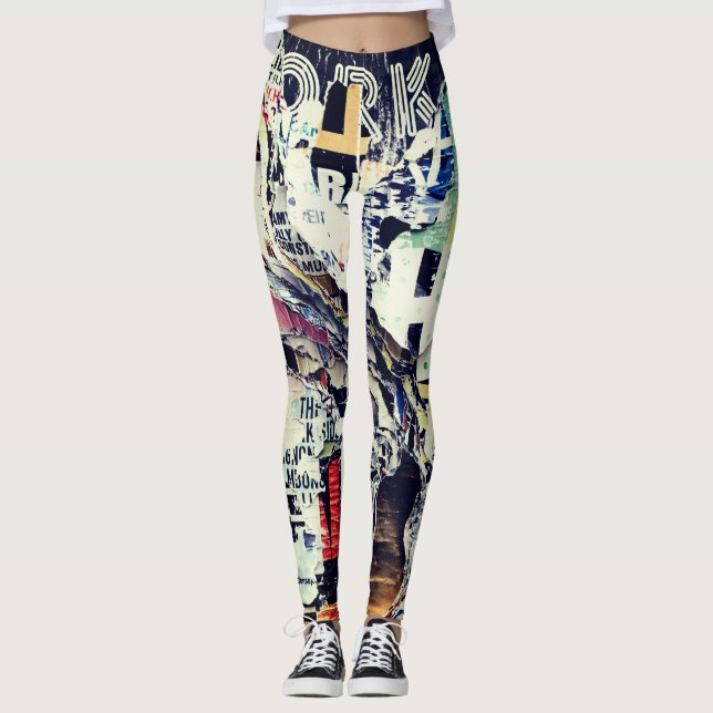 Mouvements en gras uniquement : Leggings de typogr (Devant)