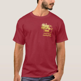 Moveable Gold Brush Zuhause Paint Spritzer T-Shirt