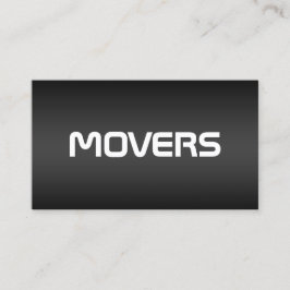 Movers Black Visitenkarte