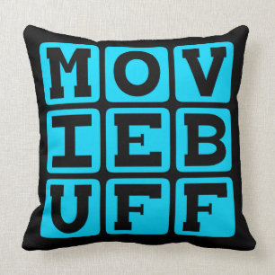 Movie Buff, der Bekannte von Film Trivia Kissen