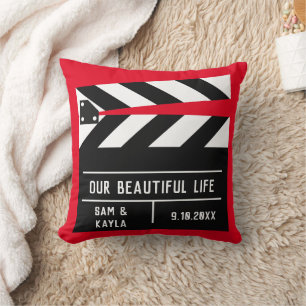 Movie Clapboard - individualisierbarer Keepake Kissen