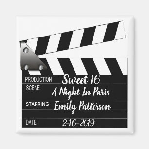 Movie Clapper Besondere Anlass Magnet
