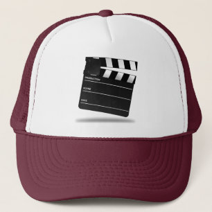 MOVIE CLAPPERBOARD DESIGN FOR FILM BUFFS TRUCKERKAPPE